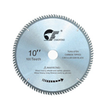 Alloys saw blade for aluminum and plastic